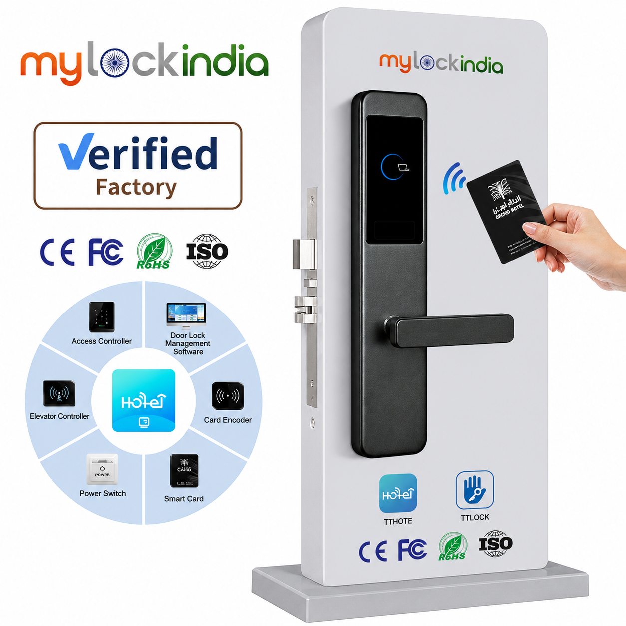 MH007 RFID Hotel Door Lock