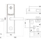 MH011 Smart Door Lock For Hotel Room Door Lock