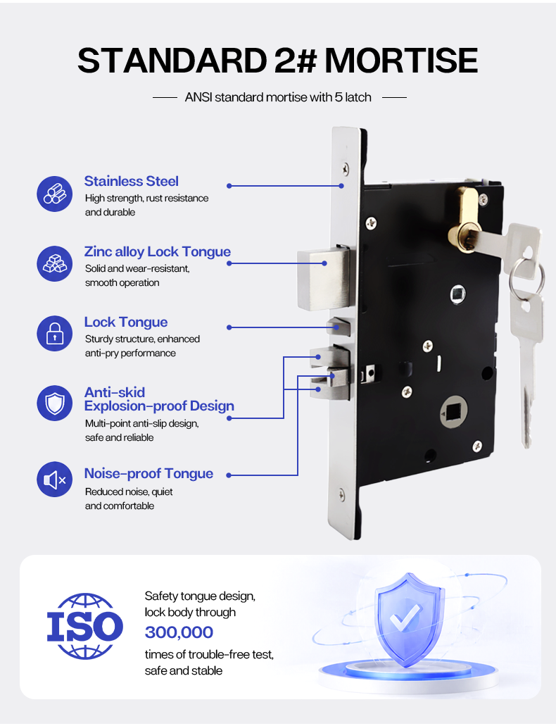 MH003 RFID Card Access Hotel Lock System