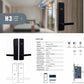 MH005 Aluminium Smart Hotel Lock