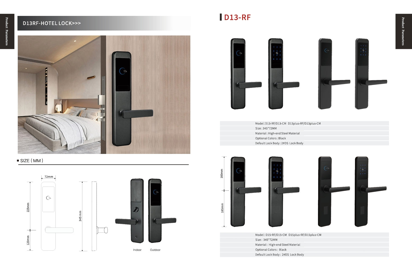MH007 RFID Hotel Door Lock