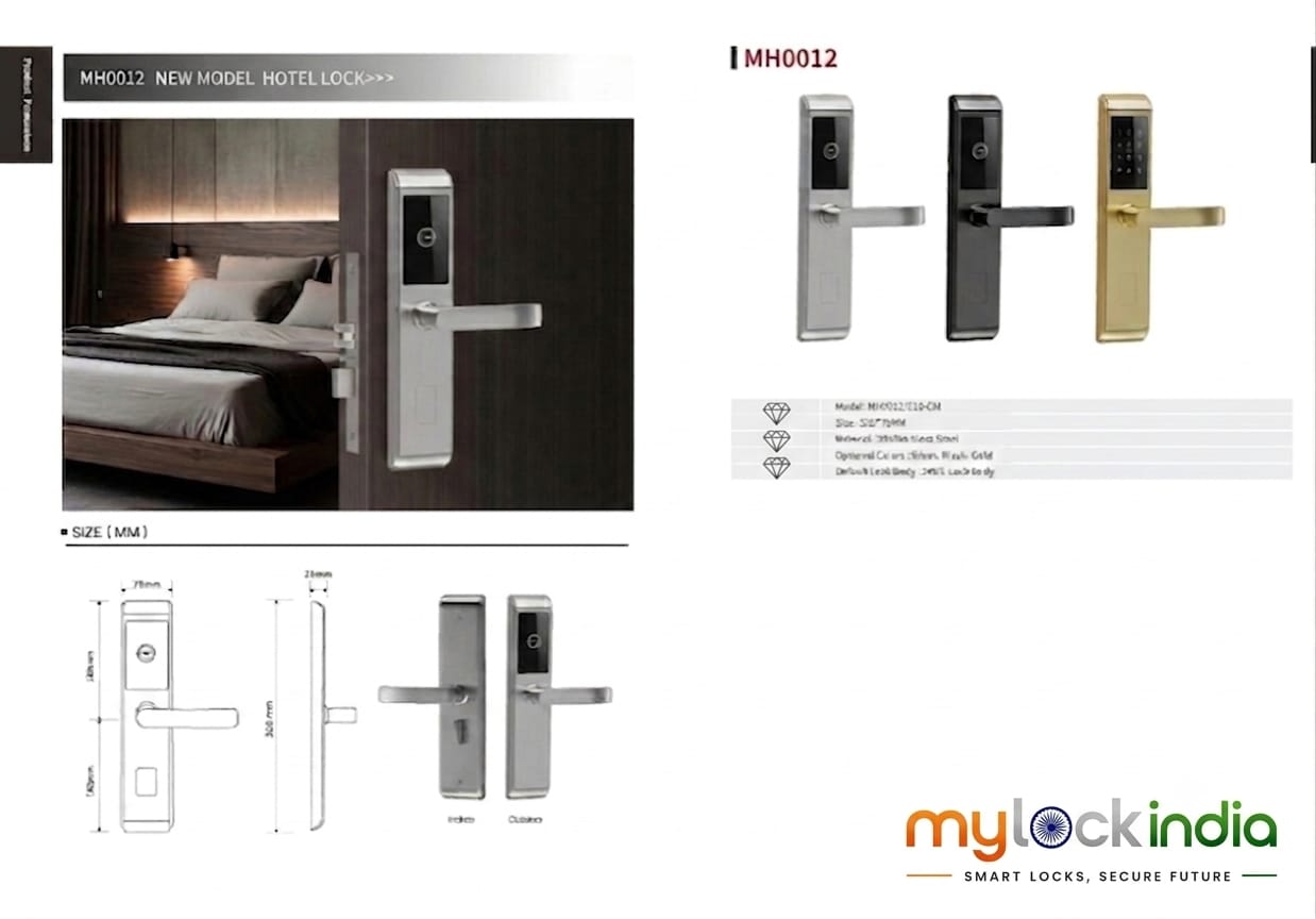 MH010 Keyless Entry System For Hotel Room lock