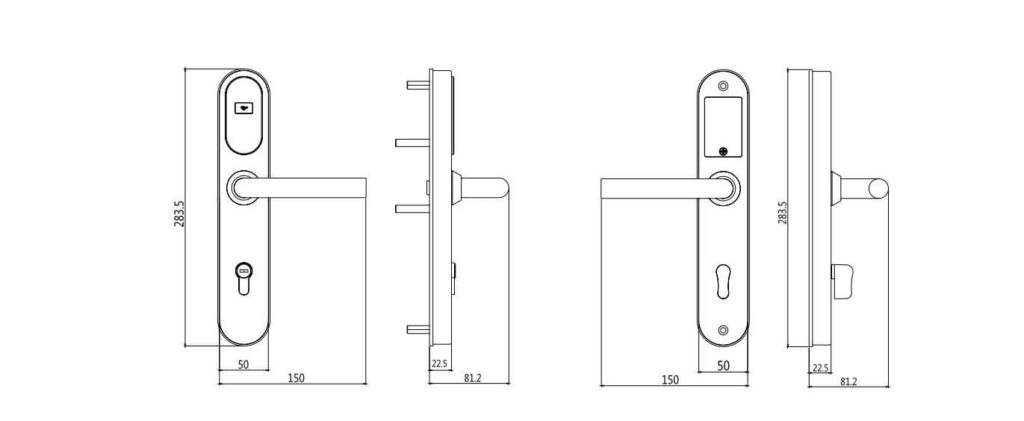 MH014 mylockindia Hotel Room Smart Card Door Lock